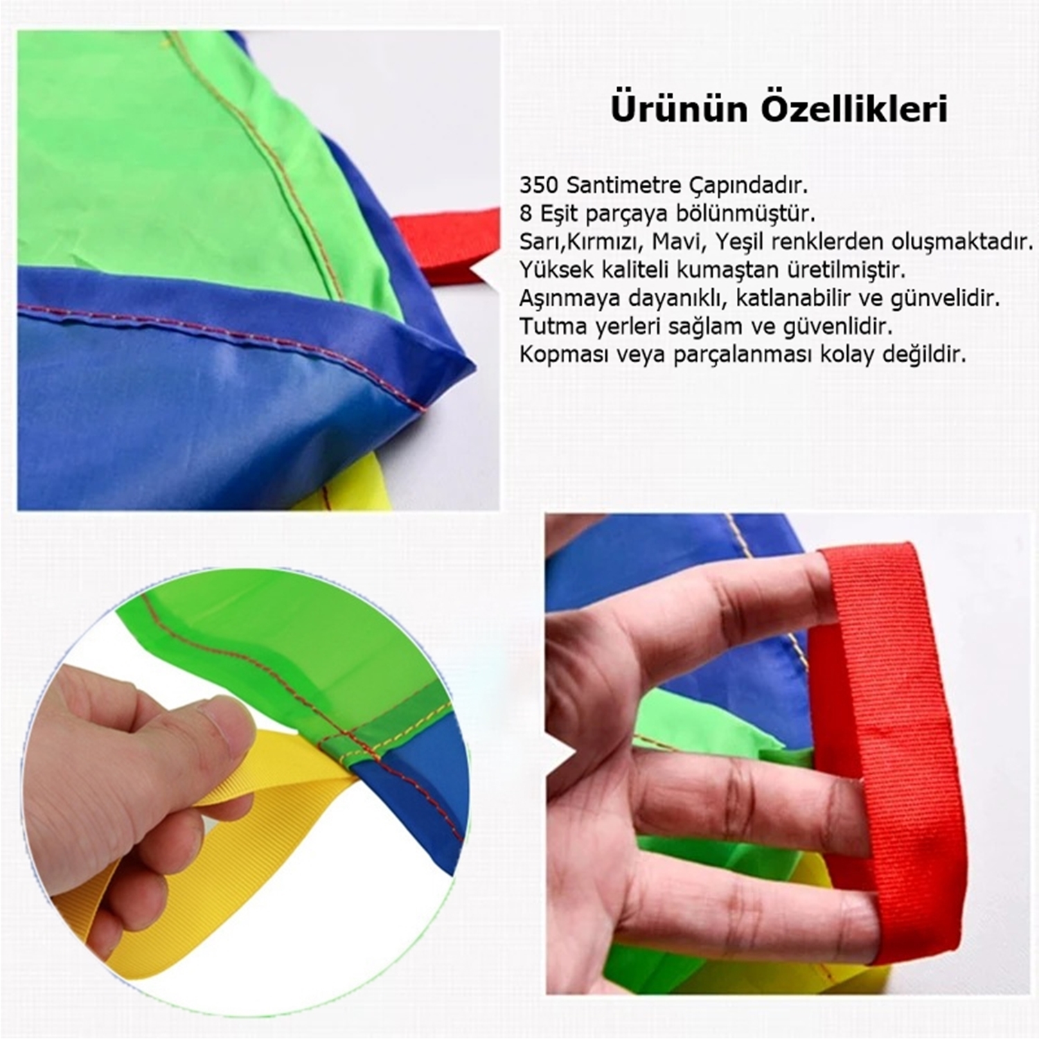 Helix Çocuk Paraşüt Aktivite Oyuncağı Helix Çocuk Paraşüt Aktivite Oyuncağı