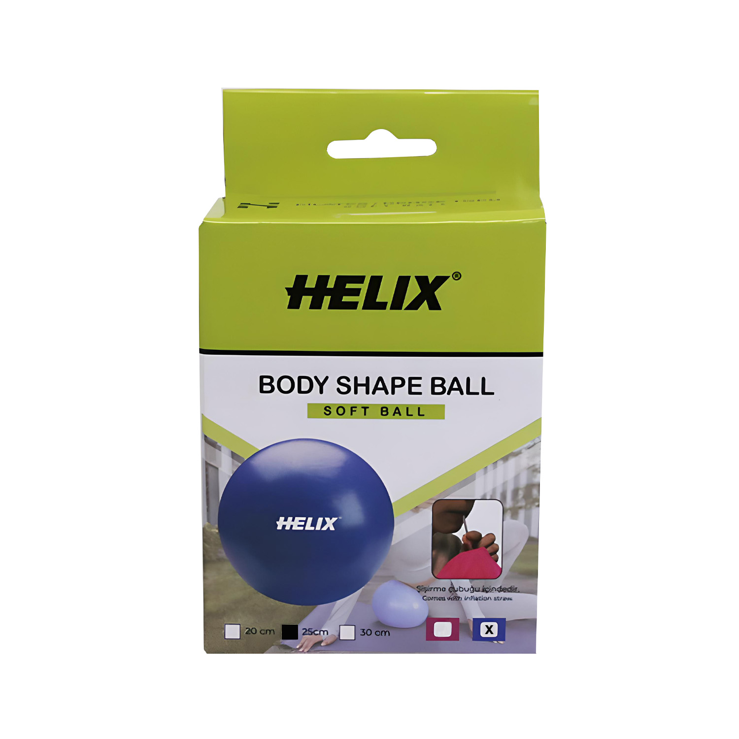 Helix 25 cm Pilates Topu - Mavi