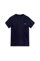AGNITIO Erkek Pamuklu Lacivert Günlük T-shirt
