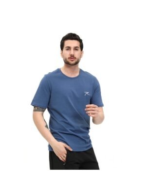 agnitio-erkek-pamuklu-petrol-gunluk-t-shirt-11605