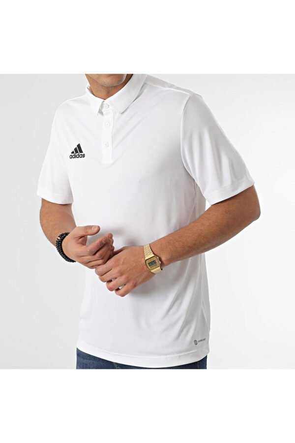 Ent22 Polo Erkek Futbol Polo Tişört HC5067 Beyaz