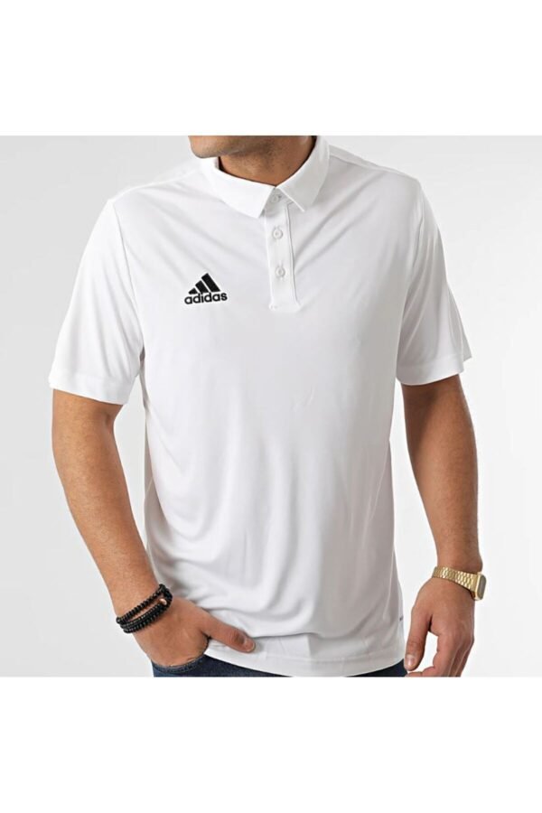Ent22 Polo Erkek Futbol Polo Tişört HC5067 Beyaz