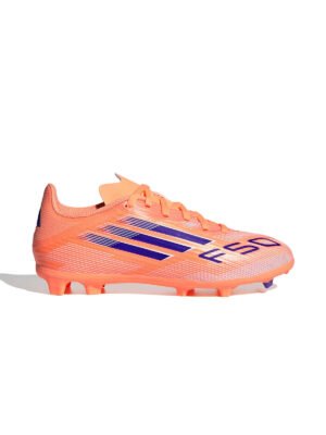 F50 League Fg/Mg J Çocuk Çoklu Çim Zemin Kramponu JH7746 Turuncu