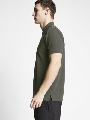 Lescon Haki Erkek Outdoor Kısa Kollu Polo Yaka T-shirt 23y-1057