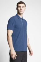 Lescon Havacı Mavi Erkek Outdoor Kısa Kollu Polo Yaka T-shirt 23y-1057