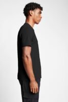 Lescon Siyah Erkek Outdoor Kısa Kollu T-shirt 23y-1063