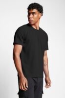 Lescon Siyah Erkek Outdoor Kısa Kollu T-shirt 23y-1063