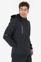 Lescon Siyah Erkek Softshell Fermuarlı Üst 23K-1065