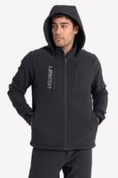 Lescon Siyah Erkek Softshell Fermuarlı Üst 23K-1065