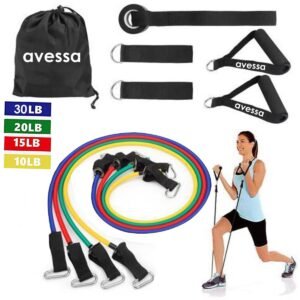 Avessa 4 Lü Direnç Lastiği Seti 10 Parça ECS-400
