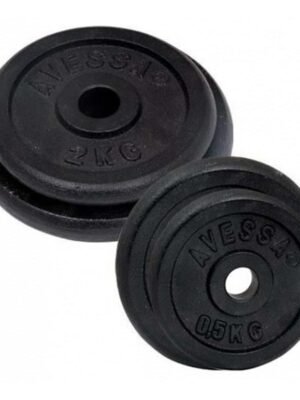 Avessa 3 kg Siyah Plaka Ağırlık Bar Plakası Döküm