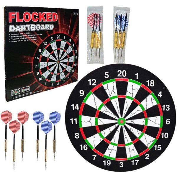 Avessa 45 cm MDF Dart Tahtası 6 Adet Ok Dart20
