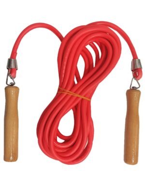 Avessa 7 Metre Ahşap Saplı Atlama ipi Kırmızı 2807K