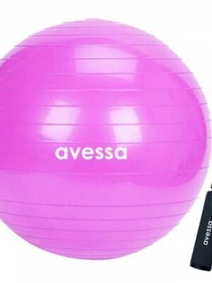 Avessa 75 cm Pilates Topu Pembe Pompalı