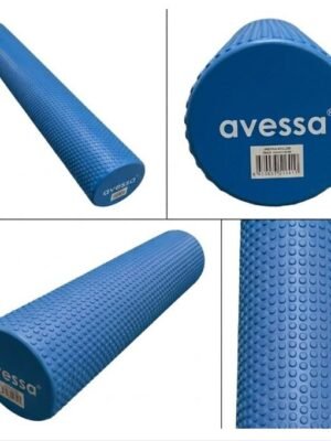 Avessa Afr Masajlı Uzun Foam Roller Mavi 90x15 Cm