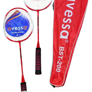 Avessa Bst-200K Badmington Raket Set Kırmızı