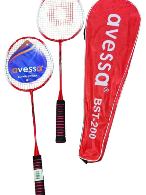 Avessa Bst-200K Badmington Raket Set Kırmızı