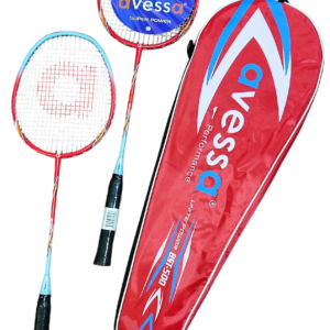 Avessa Bst-500K Badmington Profesyonel Raket Set Kırmızı