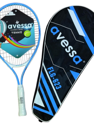 Avessa Flg-623M Tek Parça Yunus Balığı Desenli Tenis Raket Set Mavi