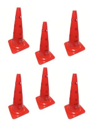 Avessa Hn-52-1 Delikli Antrenman Hunisi 52 Cm Kırmızı 6lı