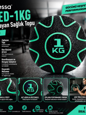 Avessa Med-1Kg Zıplayan Sağlık Topu 1Kg