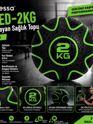 Avessa Med-2Kg Zıplayan Sağlık Topu 2 Kg