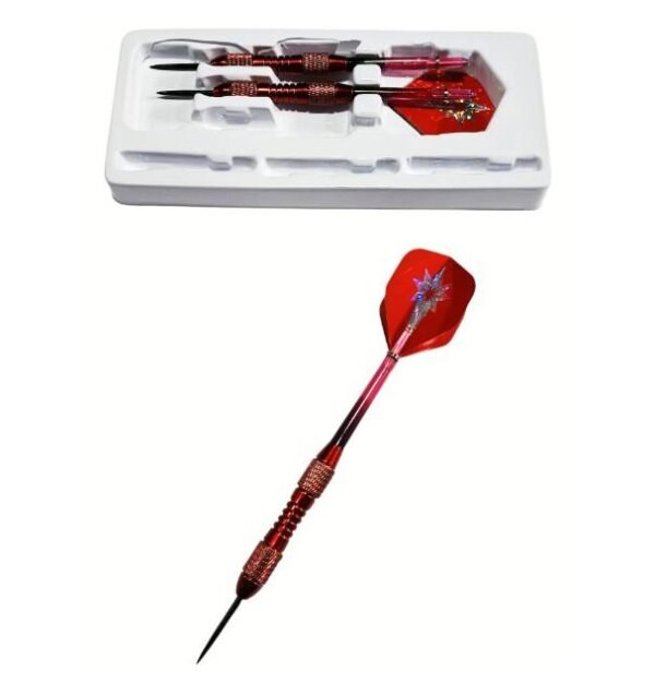 Avessa Ok-300 Profesyonel Çelik 20Gr Dart Oku Kırmızı 3lü