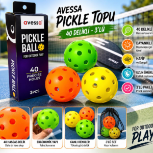 Avessa Pbal-400 Pıckle Topu 40 Delikli 3lü