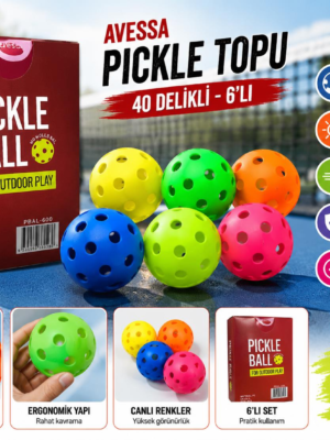 Avessa Pbal-600 Pıckle Topu 40 Delikli 6lı