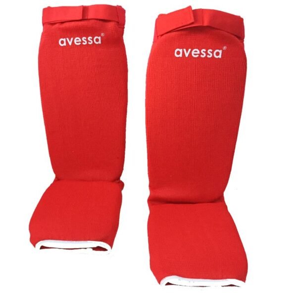 Avessa Rsg-100 MuayTai Ayak Kaval Koruyucu Kırmızı M Beden