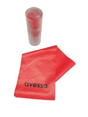 Avessa Tüpte Pilates Lastiği PB-50 KIRMIZI 50 mm
