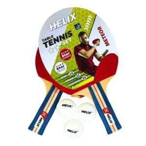 Helix Masa Tenisi Raket Seti Meteor 2 Yıldız ITTF Onaylı