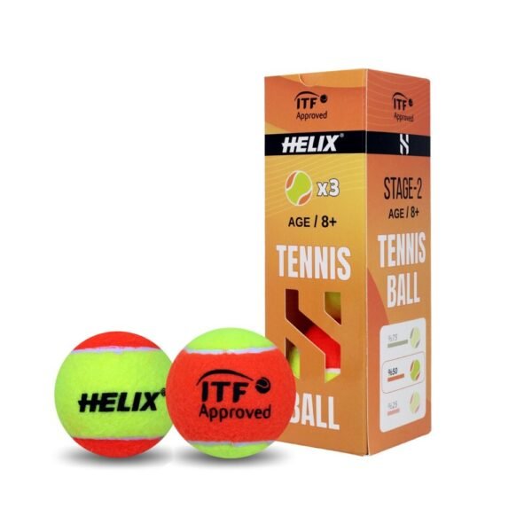 Helix Tenis Topu 8+ yaş 3'lü HT-200  TTF&ITF Onaylı