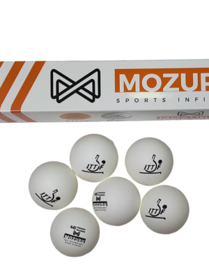 Avessa Mozuru Mzr006-Wht ITTF Onaylı Beyaz Pinpon Topu 6lı