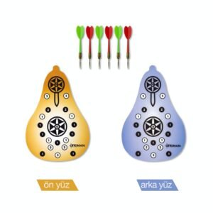 Ottoman Dart Tahtası Çift Taraflı