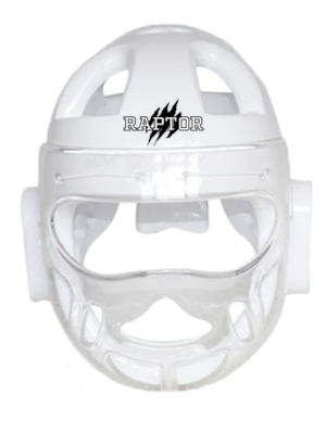 Raptor Camlı Kask TGH Beyaz