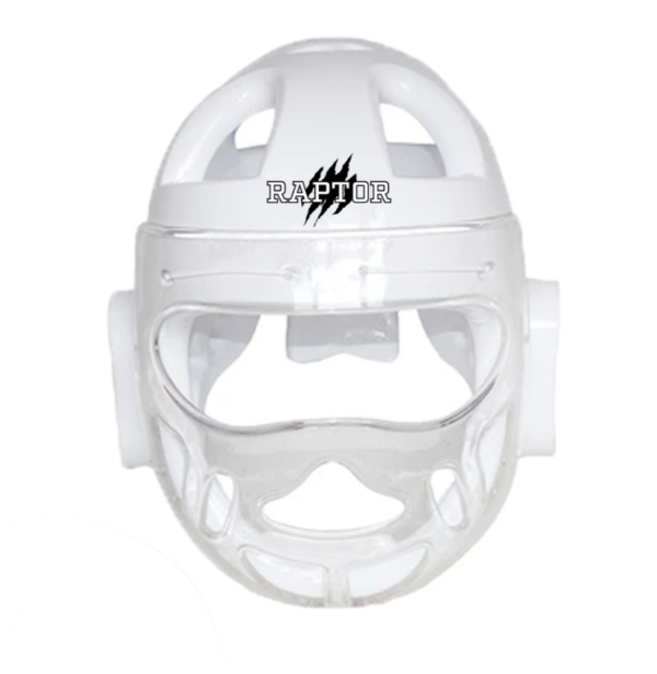 Raptor Camlı Kask TGH Beyaz
