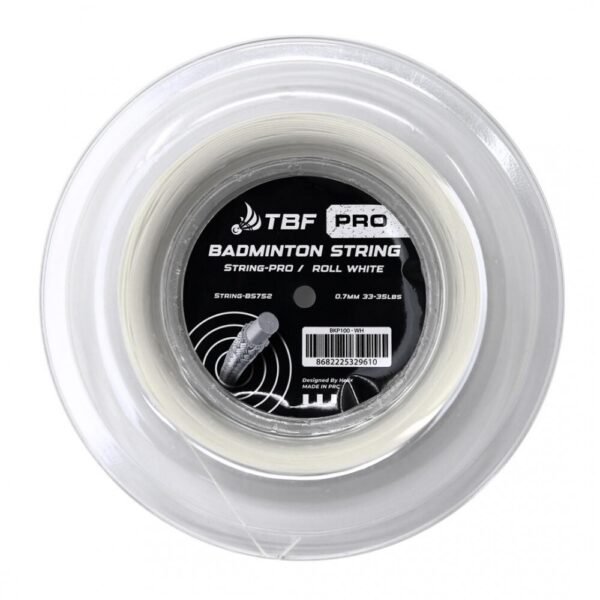 TBF Badminton Kordaj BKS100W-PRO 100m Beyaz